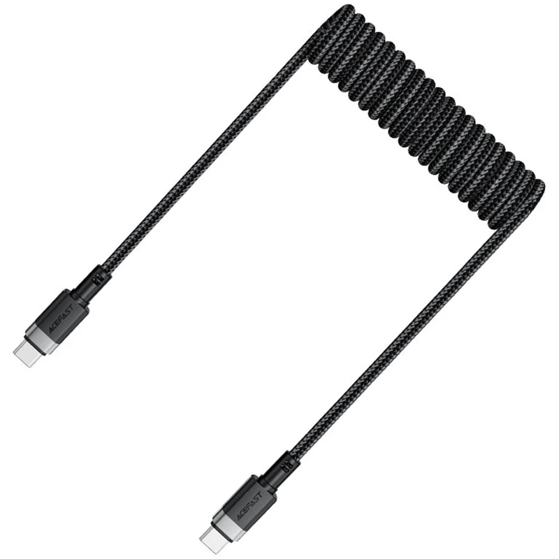 Дата кабель Acefast C14-03 Type-C to Type-C 60W (1.2m) – Black. Фото 3 з 6