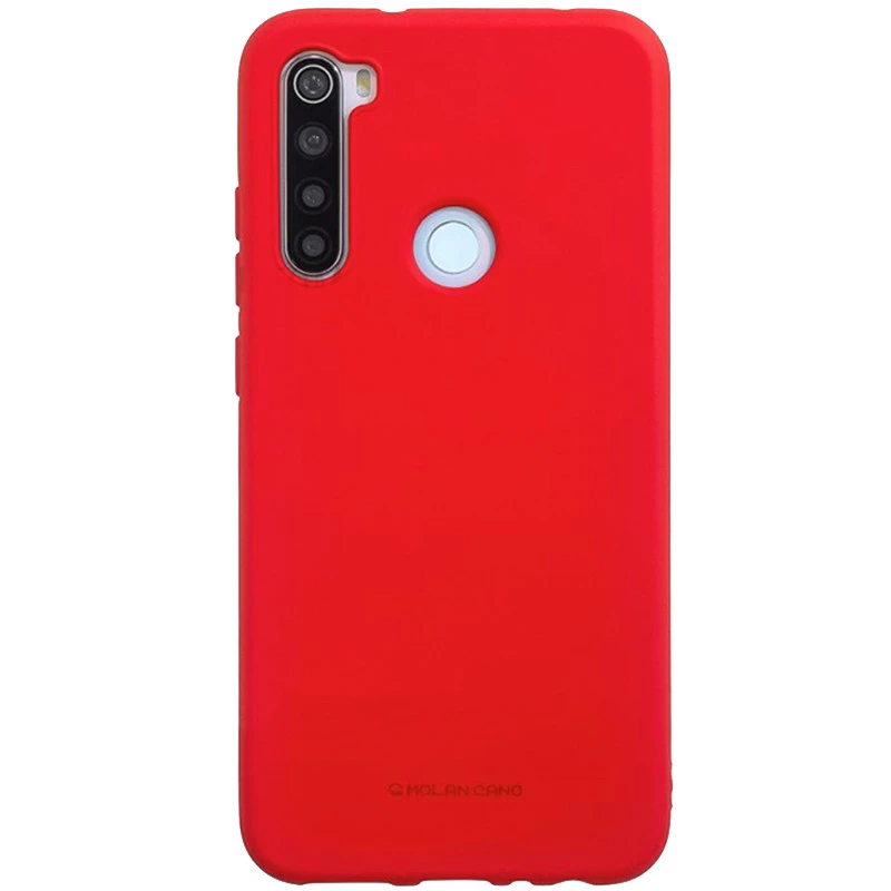 

Силиконовый чехол Molan Cano Smooth для Xiaomi Redmi Note 8 (Красный), Червоний