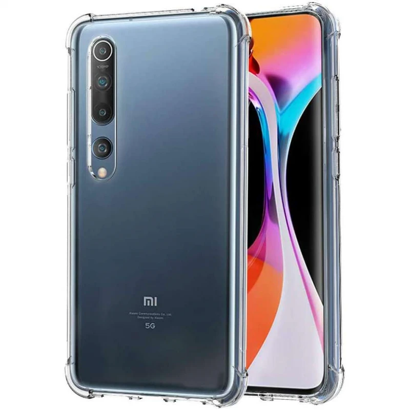 

Ультратонкий силіконовий чохол GETMAN з критими бортами на Xiaomi Mi 10 / Mi 10 Pro