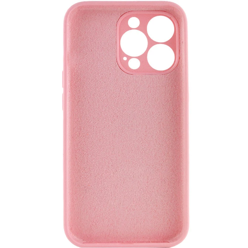 Чехол Silk Full Camera Protective (AA) NO LOGO для Apple iPhone 16 Pro – Розовый / Light pink. Фото 2 из 3