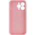 Чехол с закрытым низом Silicone Case для Apple iPhone 16 Pro – Розовый / Light pink. Фото 5 из 7