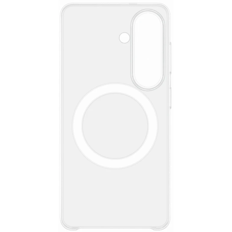 Чохол PC Clear Magnet Case (AAA) with MagSafe для Samsung Galaxy S26+ – Clear / White. Фото 4 з 5