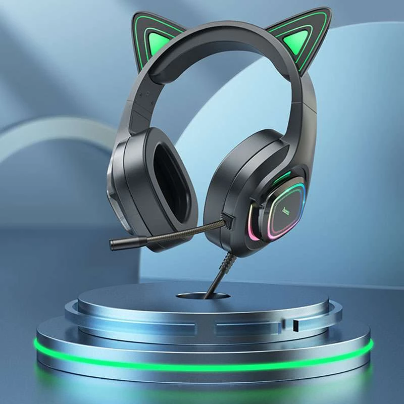 Стерео Навушники Hoco W107 Cute cat – Elf Cat. Фото 8 з 8