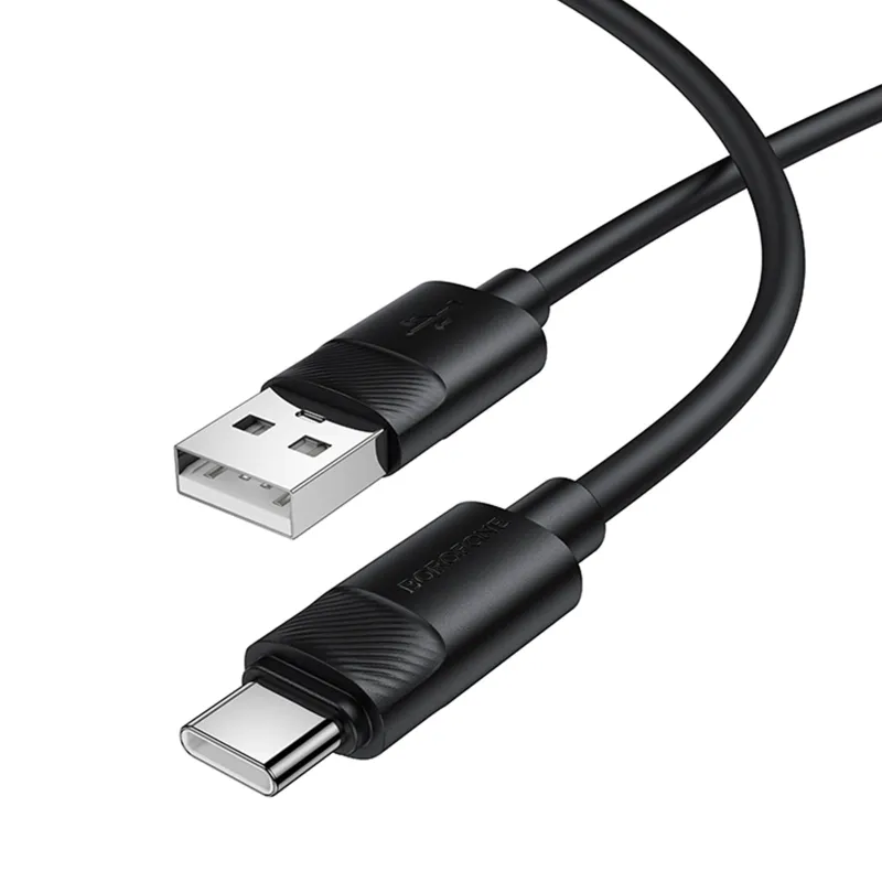 Дата кабель Borofone BX123 Leya USB to Type-C 36W (1m) – Black. Фото 5 з 5