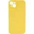 Чехол с защитой камеры Silicone Case для Apple iPhone 15 Plus (6.7") – Желтый / Yellow. Фото 1 из 7