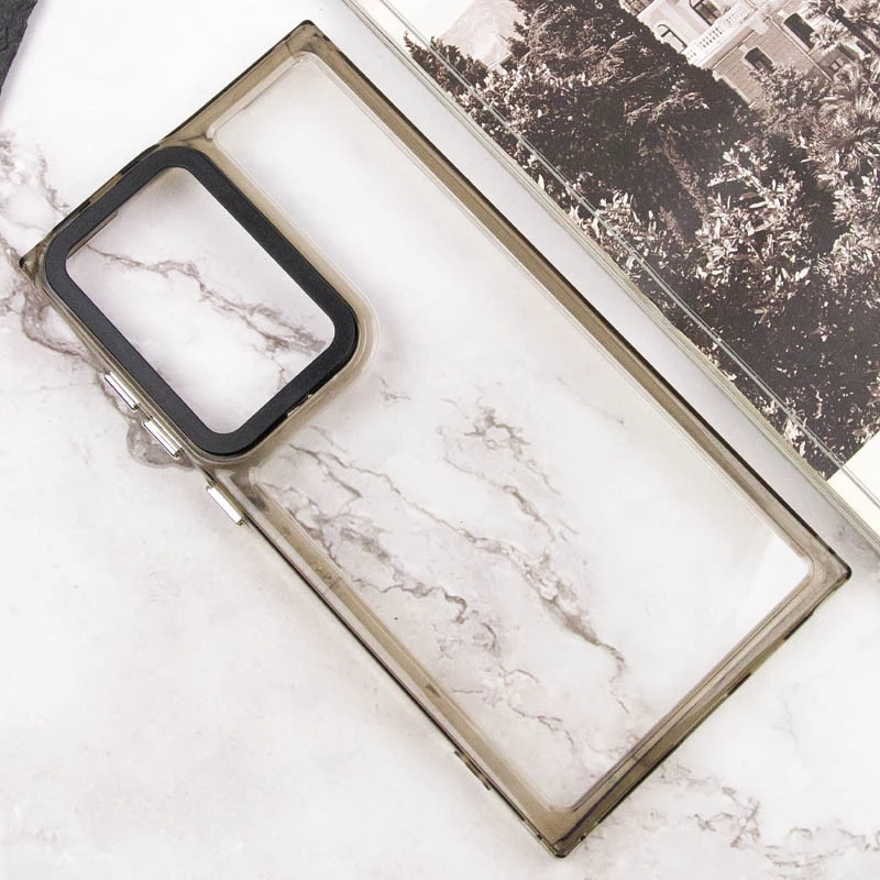 Кольоровий чохол TPU+PC на Samsung Galaxy S24 Ultra – Gray. Фото 3 з 7