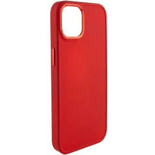 TPU чохол Bonbon з металевими кнопками на Apple iPhone 13 Pro (6.1") — Червоний / Red