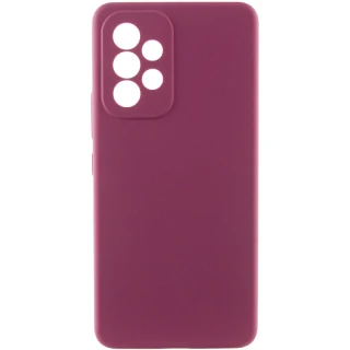 Чохол Silicone Case Lakshmi Premium із закритою камерою для Samsung Galaxy A13 4G — Бордовий / Plum