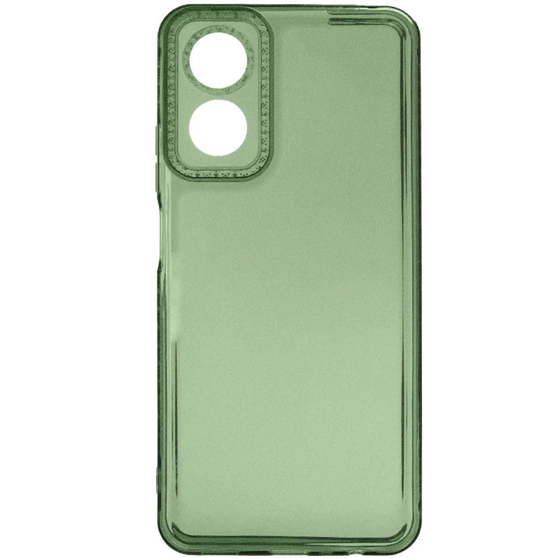 Силиконовый чехол с узором на Oppo A17 – Зеленый. Фото 5 из 10