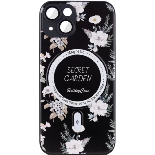 TPU+PC чехол Secret Garden с MagSafe для Apple iPhone 15 (6.1") фото 1 из 4