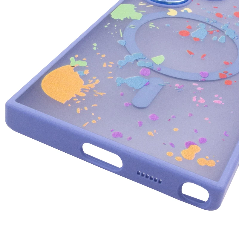 Чохол абстракція малювання з MagSafe на Samsung Galaxy S24 Ultra – Lazure. Фото 7 з 7