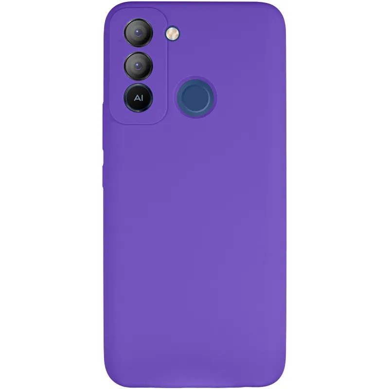 Чехол Silicone Case Lakshmi Premium з закритою камерою на TECNO Pop 5 LTE – Фиолетовый / Amethyst. Фото 3 из 8