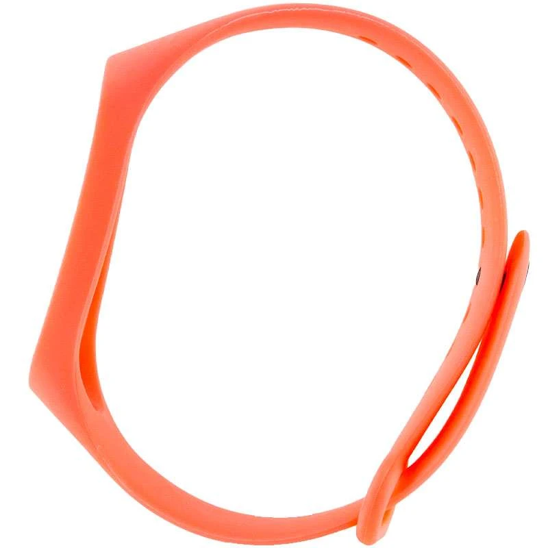 Силиконовый ремешок для Xiaomi Mi Band 3/4 – Розовый / Hot Pink. Фото 2 из 5