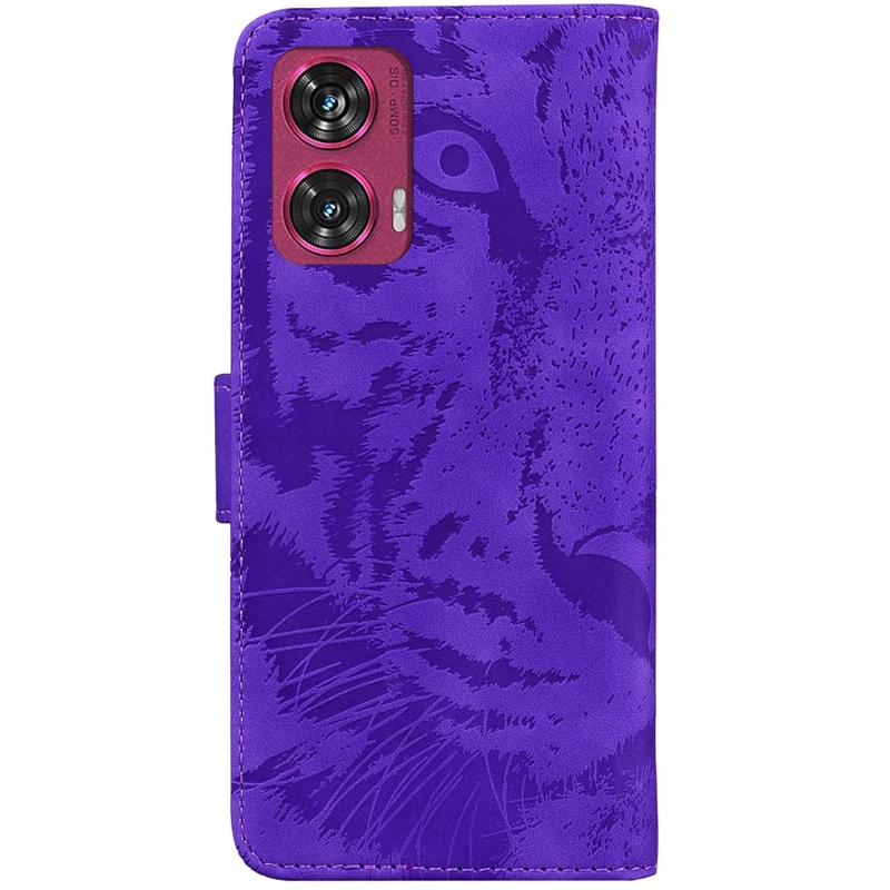 Кожаный чехол-книжка Tiger для Samsung Galaxy A26 5G – Purple. Фото 2 из 5