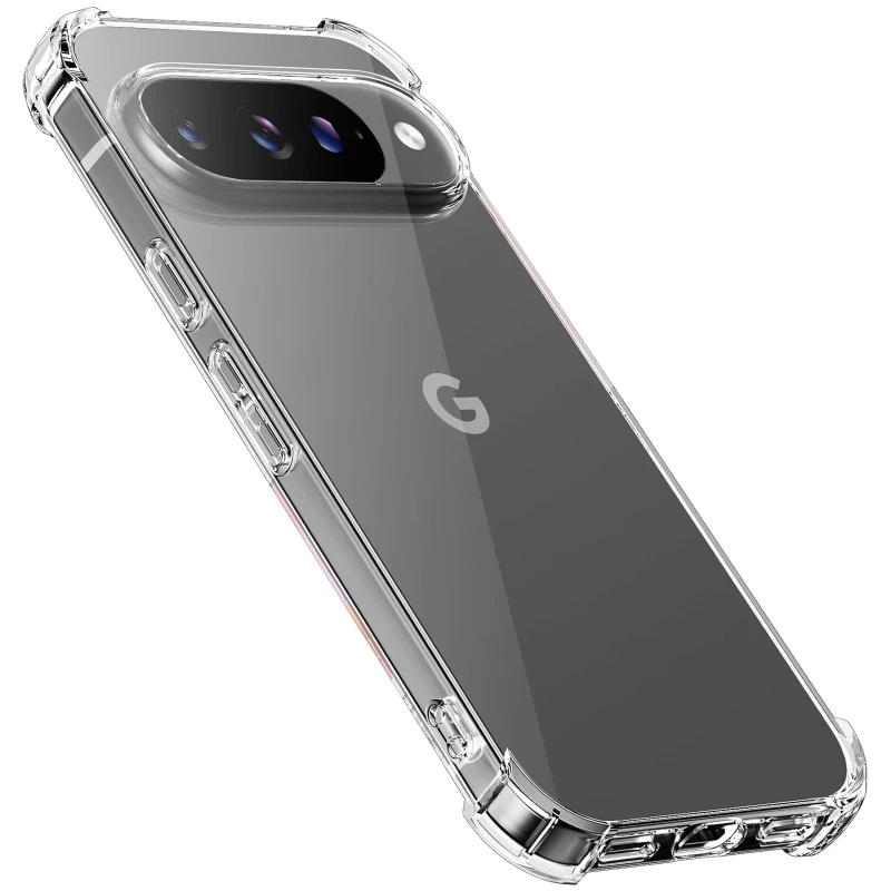 Силіконовий чохол з критими бортами на Google Pixel 10 Pro XL – Безбарвний (прозорий). Фото 3 з 4