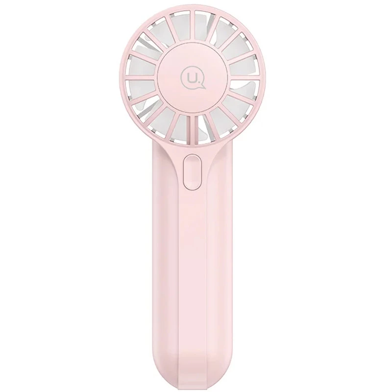 Портативний вентилятор Usams ZB288 Handheld mini fan 1200 mAh – Pink. Фото 1 з 1