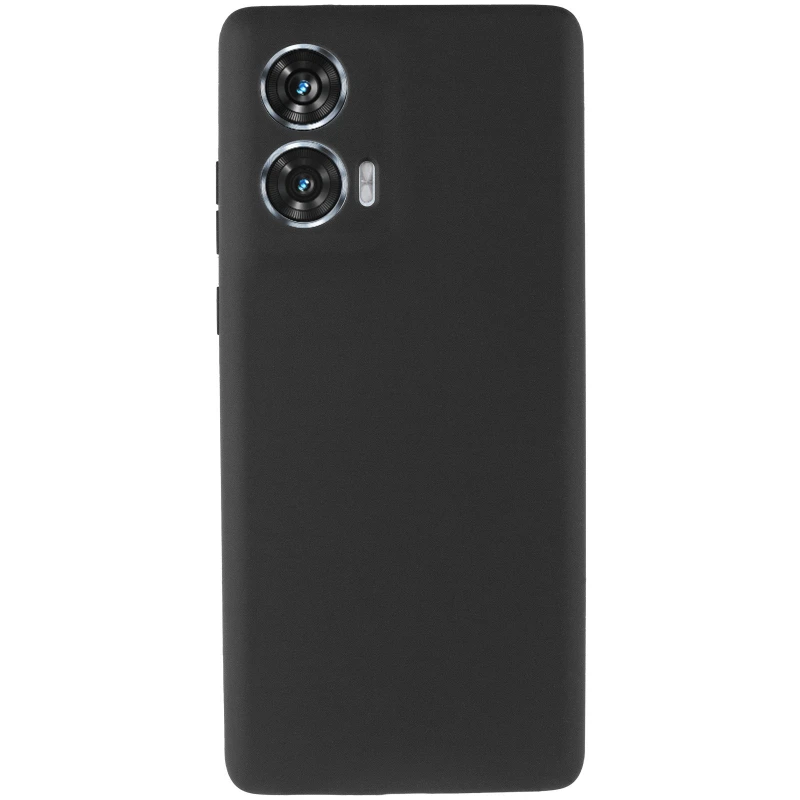 Чехол Silicone Case Lakshmi Plus с закрытой камерой для Motorola Edge 50 – Черный / Black. Фото 3 из 6