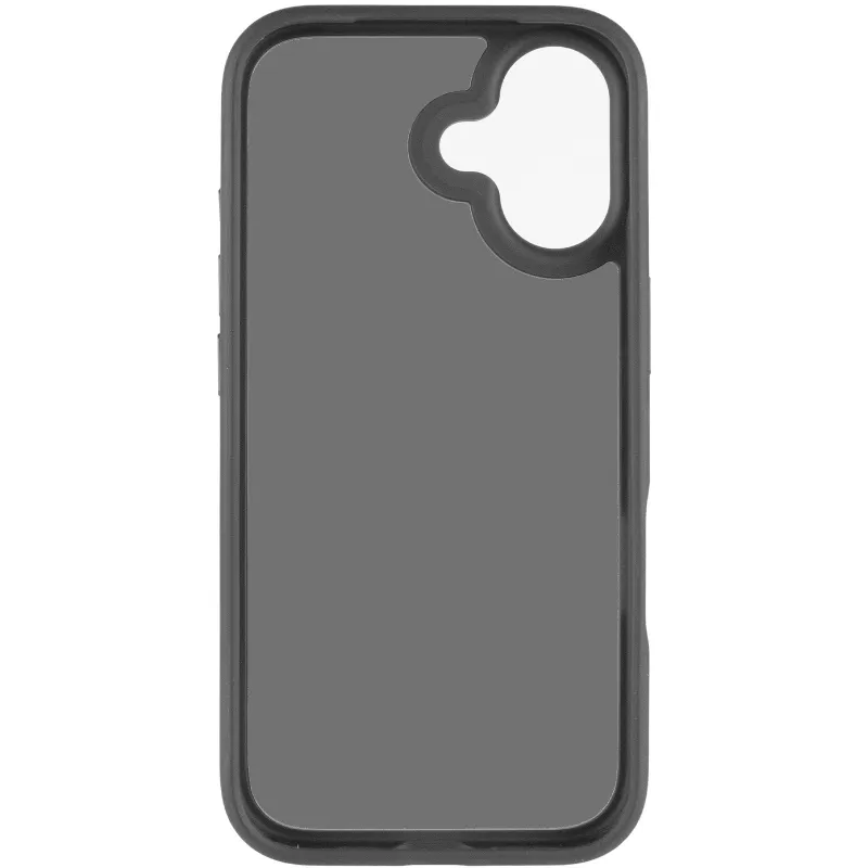 TPU+PC с металлическими кнопками для Apple iPhone 17 (6.3") – Черный / Black. Фото 5 из 7