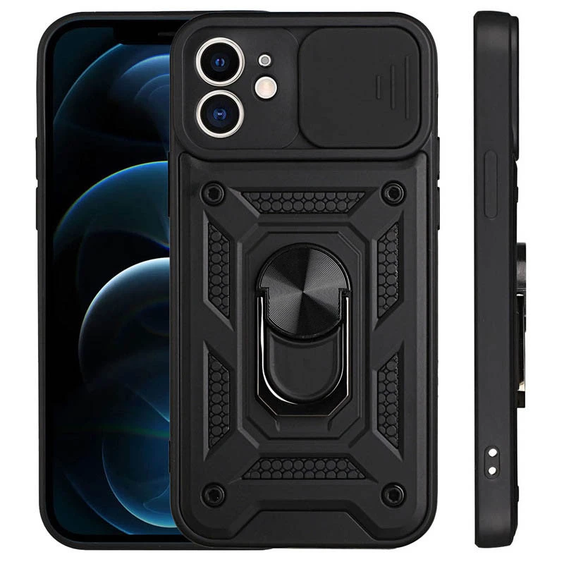 Протиударний чохол Serge Ring з захистом камери на Apple iPhone 11 (6.1") – Чорний. Фото 2 з 6