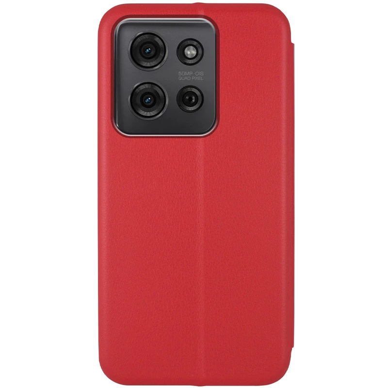 Чохол-книжка класичний на Motorola Moto G75 – Червоний. Фото 2 з 3