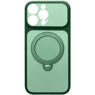Чехол Ummi Full Camera with Magnetic Fit HQ Ring для Apple iPhone 13 Pro (6.1") — Green