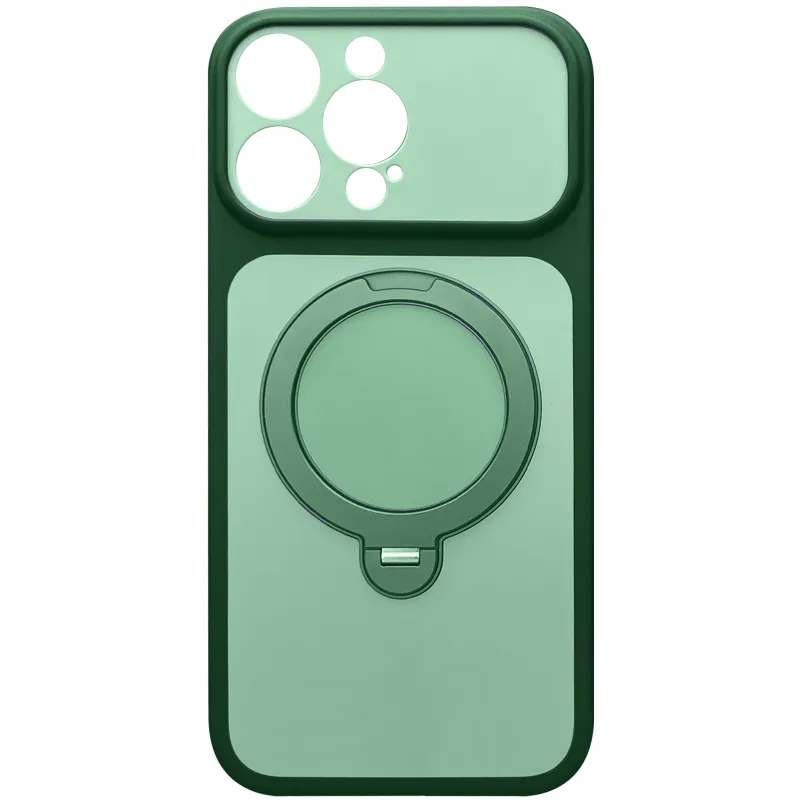 Чехол Ummi Full Camera with Magnetic Fit HQ Ring для Apple iPhone 13 Pro Max (6.7") – Green. Фото 2 из 2