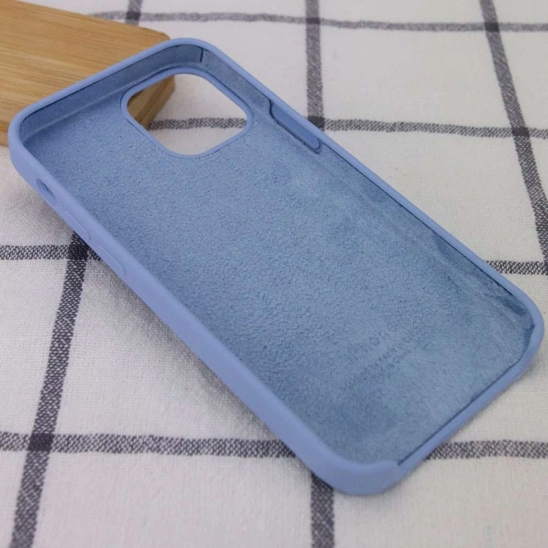Чохол Silicone Case на Apple iPhone 12 Pro Max (6.7") – Блакитний / Lilac Blue. Фото 3 з 3