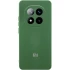 Силиконовый чехол Cover Lakshmi с защитой камеры для Xiaomi Redmi Note 14 Pro+ 5G – Зеленый / Dark green. Фото 1 из 2