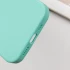 Чохол Silicone Case з закритим низом на Apple iPhone 16 – Бірюзовий / Marine Green. Фото 6 з 7