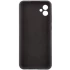 Кольоровий силіконовий чохол GETMAN із закритою камерою для Samsung Galaxy A05 – Чорний / Black. Фото 3 з 12