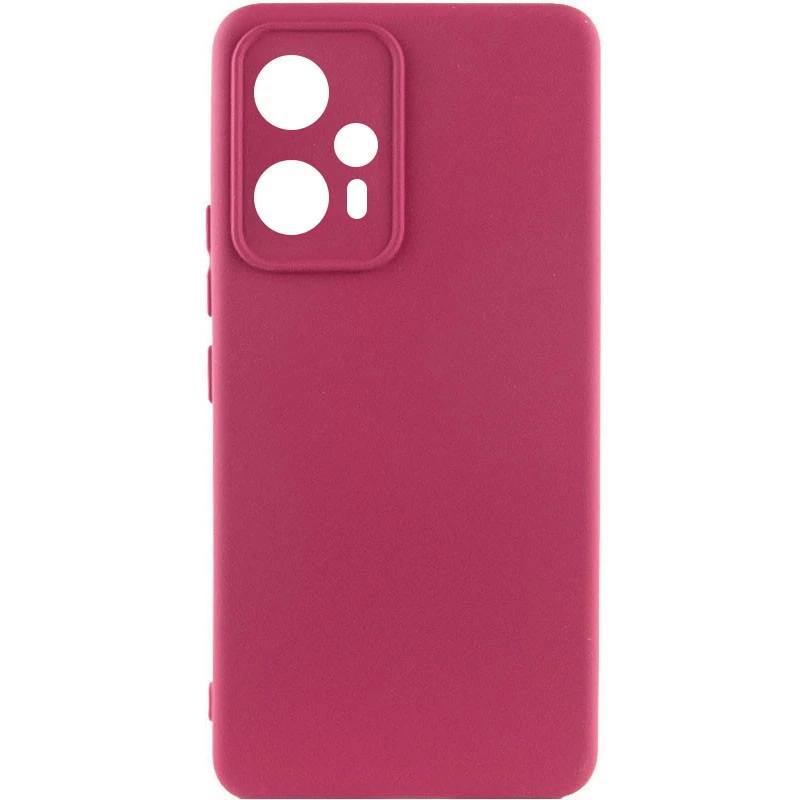 

Чохол Silicone Case Lakshmi з закритою камерою на Xiaomi Poco F5 / Note 12 Turbo (Бордовий / Marsala)