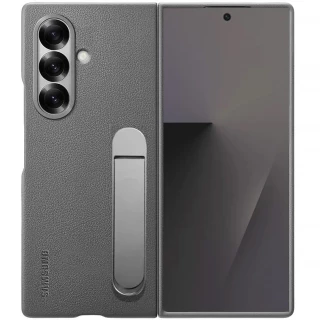 Шкіряний чохол Leather Case (AAA) with stand для Samsung Galaxy Z Fold7 фото 1 з 8