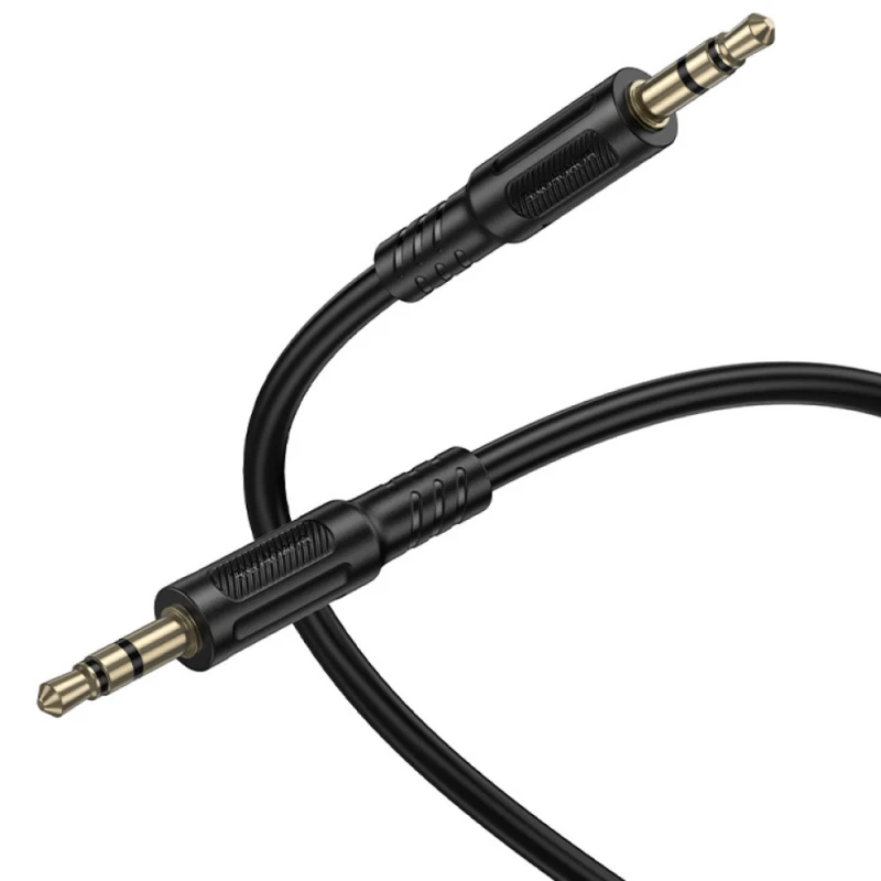 Аудио кабель Aux Borofone BL25 Nice (1m) – Black. Фото 10 из 12