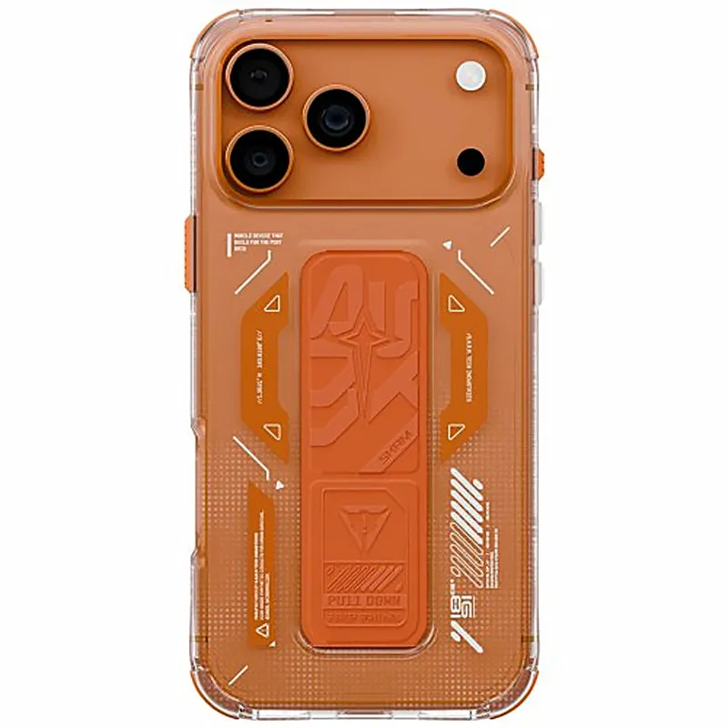 PC чехол Skinarma Helio with MagCharge для Apple iPhone 17 Pro (6.3") – Orange. Фото 1 из 1