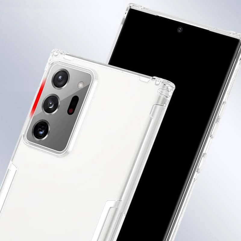 Ультратонкий силіконовий чохол Nillkin на Samsung Galaxy Note 20 Ultra – Безбарвний (прозорий). Фото 5 з 8