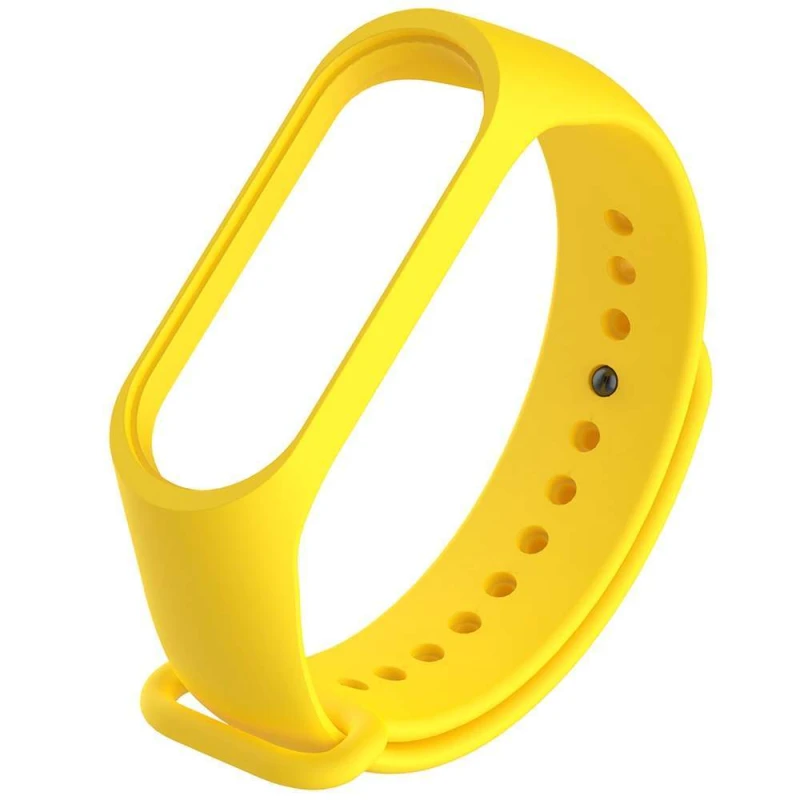 

Силиконовый ремешок для Xiaomi Mi Band 3/4 (Желтый / Yellow), Жовтий / yellow