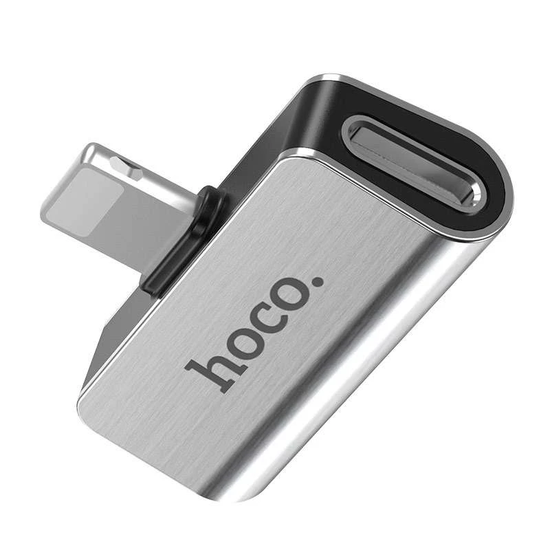 

Перехідник Hoco LS24 Lightning to lightning audio/lightning