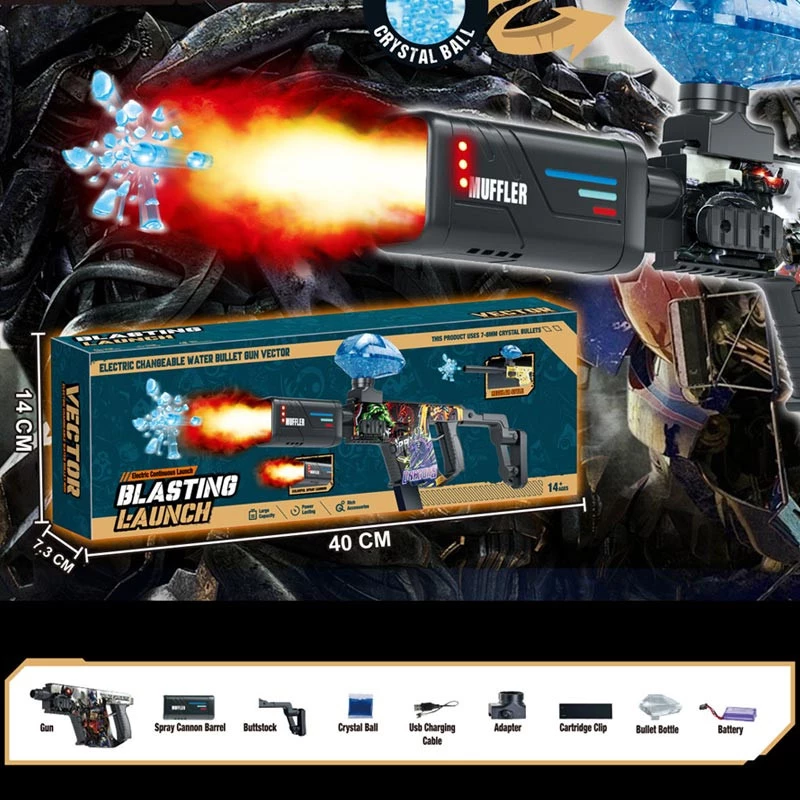 Автомат на гідрогелевих кульках (орбізах) Vector Blasting Launch – Robot. Фото 2 з 3