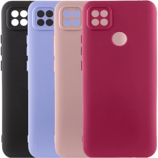 Кольоровий силіконовий чохол GETMAN із закритою камерою для Xiaomi Redmi 9C