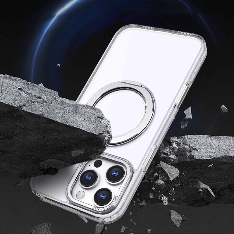 Чохол Empire with MagSafe and Ring для Apple iPhone 16 Pro – Clear. Фото 4 з 7