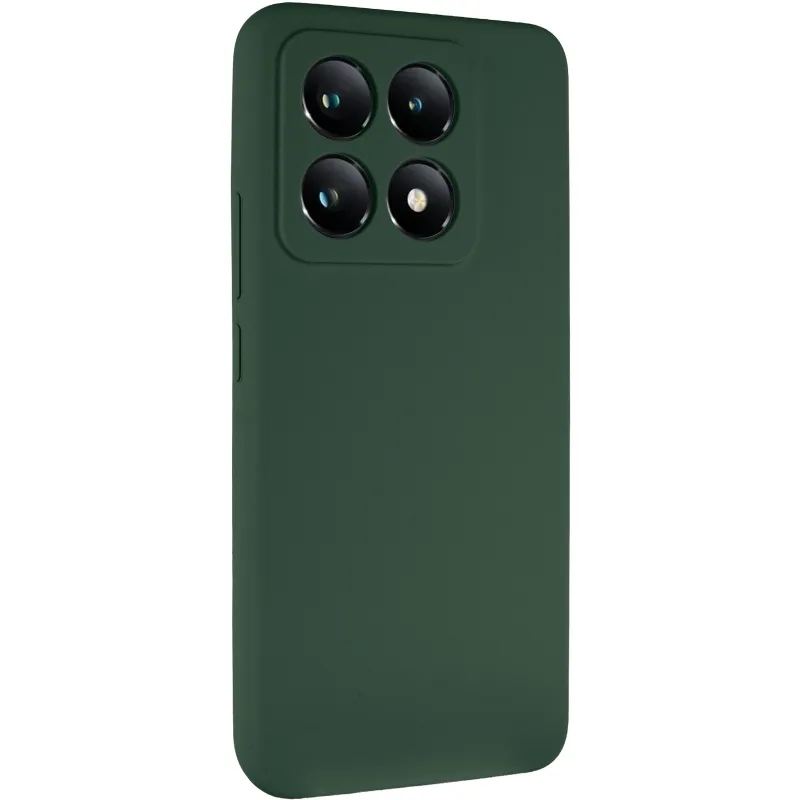 Чохол Silicone Case Lakshmi Premium із закритою камерою для Xiaomi 14T Pro – Зелений / Cyprus Green. Фото 3 з 10