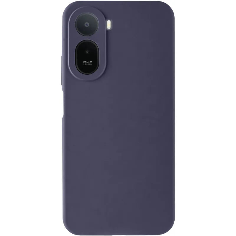 Чехол Silicone Case Lakshmi Premium з закритою камерою на Xiaomi Redmi A7 Pro 4G – Темно-синий / Midnight blue. Фото 3 из 6