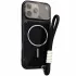 Чехол TPU+PC Pacific with Magnetic Fit and straps для Apple iPhone 16 Pro – Black. Фото 1 из 3