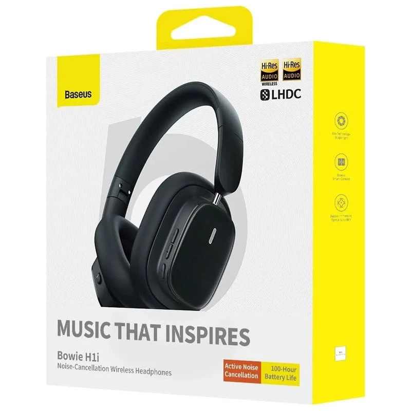 Накладні бездротові навушники Baseus Bowie H1 Pro Noise-Cancellation (A00050601) фото 2 з 2
