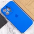 Чохол Silicone Case з захистом камери на Apple iPhone 14 Pro (6.1") – Синій / Capri Blue. Фото 6 з 7