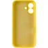 Чехол Silk Full Camera Protective (AA) NO LOGO для Apple iPhone 16 – Желтый / Yellow. Фото 6 из 8