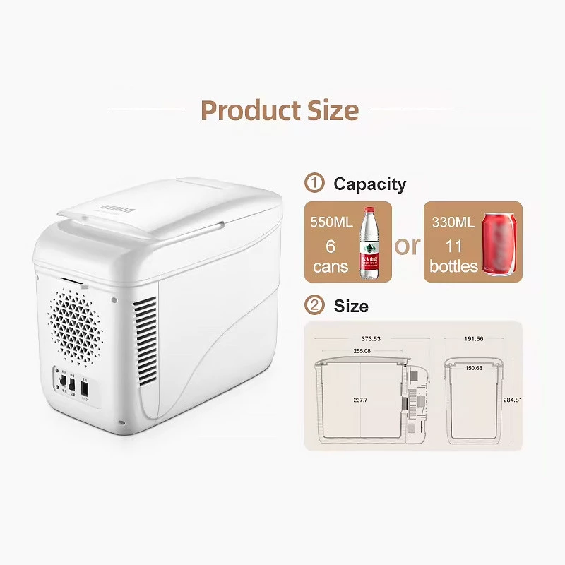 Автохолодильник 9L - К9А охолодження/нагрів (12v) – White. Фото 8 з 8