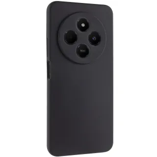 Чохол Silicone Case Lakshmi Premium із закритою камерою для Xiaomi Poco M7 — Чорний / Black