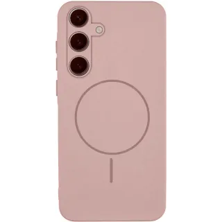 Чохол Silicone Cover Lakshmi Full Camera (AA) with Magnetic Fit для Samsung Galaxy S26 FE — Рожевий / Pink Sand
