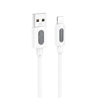 Дата кабель Borofone BX114 Structure USB to Lightning 2.4A (1m) фото 1 з 5
